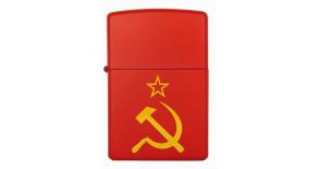 Зажигалка ZIPPO Classic с покрытием Red Matte, латунь/сталь, красная, матовая, 36x12x56 мм
