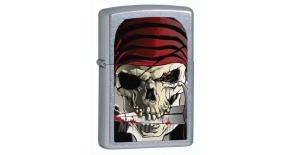 Зажигалка ZIPPO Classic с покрытием Street Chrome™, латунь/сталь, серебристая, матовая, 36x12x56 мм