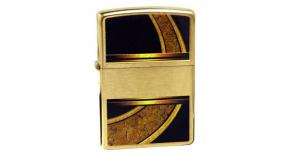 Зажигалка ZIPPO Classic с покрытием Brushed Brass, латунь/сталь, золотистая, матовая, 36x12x56 мм