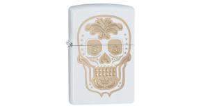 Зажигалка ZIPPO Classic с покрытием White Matte, латунь/сталь, белая, матовая, 36x12x56 мм