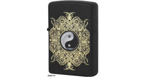 Зажигалка ZIPPO Classic с покрытием Black Matte, латунь/сталь, чёрная, матовая, 36x12x56 мм