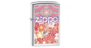 Зажигалка ZIPPO Classic с покрытием High Polish Chrome, латунь/сталь, серебристая, 36x12x56 мм
