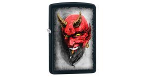 Зажигалка ZIPPO Classic с покрытием Black Matte, латунь/сталь, чёрная, матовая, 36x12x56 мм