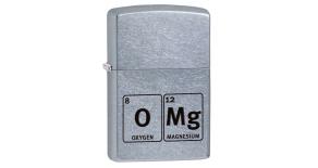 Зажигалка ZIPPO Classic с покрытием Street Chrome™, латунь/сталь, серебристая, матовая, 36x12x56 мм