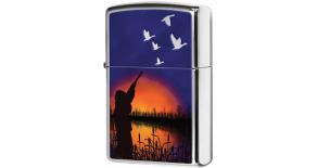 Зажигалка ZIPPO Classic с покрытием High Polish Chrome, латунь/сталь, серебристая, 36x12x56 мм