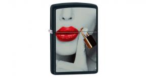 Зажигалка ZIPPO Classic с покрытием Black Matte, латунь/сталь, чёрная, матовая, 36x12x56 мм