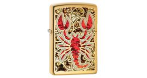 Зажигалка ZIPPO Classic с покрытием High Polish Brass, латунь/сталь, золотистая, 36x12x56 мм