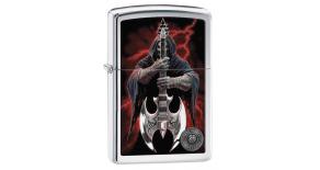 Зажигалка ZIPPO Anne Stokes с покрытием High Polish Chrome, латунь/сталь, серебристая, 36x12x56 мм