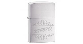 Зажигалка ZIPPO 200 Zippo с покрытием Brushed Chrome, латунь/сталь, серебристая, 36x12x56 мм