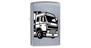 Зажигалка ZIPPO 207 European Truck с покрытием Street Chrome™, латунь/сталь, серебристая, 36x12x56 м