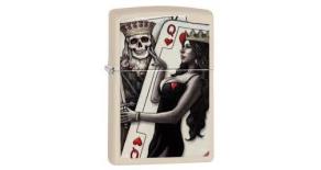 Зажигалка ZIPPO Classic с покрытием Cream Matte, латунь/сталь, кремовая, матовая, 36x12x56 мм