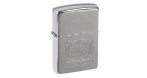 Зажигалка ZIPPO Classic с покрытием High Polish Chrome, латунь/сталь, серебристая, 36x12x56 мм