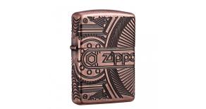 Зажигалка ZIPPO Armor™ с покрытием Antique Copper™, латунь/сталь, медная, матовая, 36x12x56 мм