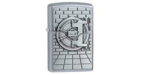 Зажигалка ZIPPO Classic с покрытием Street Chrome™, латунь/сталь, серебристая, матовая, 36x12x56 мм