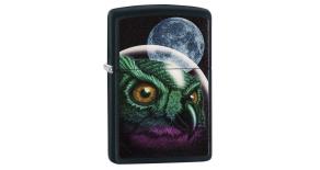Зажигалка ZIPPO Classic с покрытием Black Matte, латунь/сталь, чёрная, матовая, 36x12x56 мм