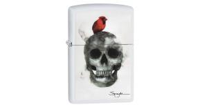 Зажигалка ZIPPO Classic с покрытием White Matte, латунь/сталь, белая, матовая, 36x12x56 мм