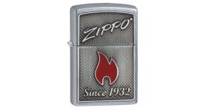 Зажигалка ZIPPO Classic с покрытием Street Chrome, латунь/сталь, серебристая, матовая, 36x12x56 мм