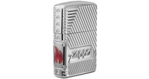 Зажигалка ZIPPO Armor® с покрытием High Polish Chrome, латунь/сталь, серебристая, 36x12x56 мм