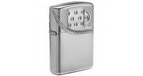 Зажигалка ZIPPO Armor® с покрытием High Polish Chrome, латунь/сталь, серебристая, 36x12x56 мм