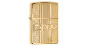 Зажигалка ZIPPO Classic с покрытием High Polish Brass, латунь/сталь, золотистая, 38x13x57 мм 29677