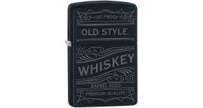 Зажигалка ZIPPO с покрытием Black Matte, латунь/сталь, чёрная, матовая, 36x12x56 мм