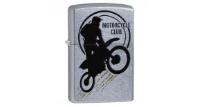 Зажигалка ZIPPO с покрытием Street Chrome, латунь/сталь, серебристая, матовая, 36x12x56 мм