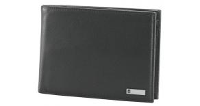30164301  Портмоне VICTORINOX Altius 3.0 Innsbruck, чёрное, натуральная кожа наппа, 13x2x10 см