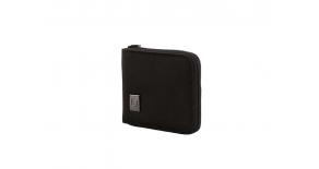 31172601  Бумажник VICTORINOX Tri-Fold Wallet, на молнии, чёрный, нейлон 800D, 11x1x10 см