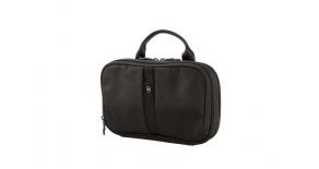 31172901  Несессер VICTORINOX Slimline Toiletry Kit, 2 отделения, чёрный, нейлон 800D, 25x6x15 см, 2 л