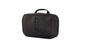 31173201  Несессер VICTORINOX Zip-Around Travel Kit, 3 отделения, чёрный, нейлон 800D, 28x8x18 см, 4 л