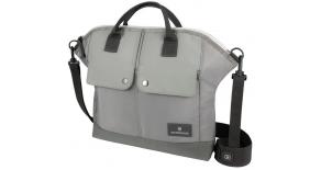 32389604  Сумка наплечная VICTORINOX Altmont™ 3.0 SLIMLINE TOTE 13'', серая, нейлон Versatek™, 40x6x34 см