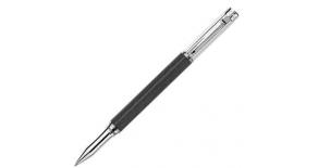Ручка шариковая Carandache Varius Ivanohoe black (4480.082) латунь черная кольчуга с родиевым напыле