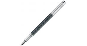 Ручка перьевая Carandache Varius Carbon 3000 SP (4490.007) (F) латунь углеволокно посеребрение с род