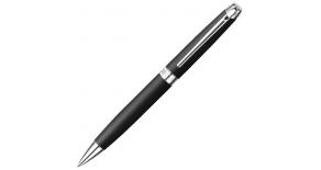 Ручка шариковая Carandache Leman Black lacquered matte SP (4789.496) латунь лак посеребрение с родие