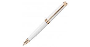 Ручка шариковая Carandache Leman Pink Gold (4789.581) White Rosegold подар.кор.