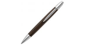 Ручка шариковая Carandache Office Alchemix Wenge/Matt Crome (4881.495) (M) чернила: синий