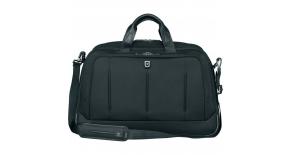 600613  Портфель VICTORINOX VX One Business Duffel 15,6'', чёрная, нейлон 1000D/кожа, 54x20x34 см, 37 л