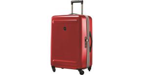 601383  Чемодан VICTORINOX Etherius, красный, поликарбонат Bayer, 45x30x67 см, 65 л