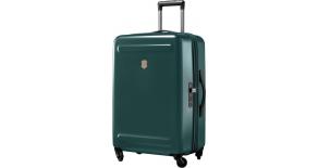 601820  Чемодан VICTORINOX Etherius 17.1, зелёный, поликарбонат Bayer, 45x30x67 см, 65 л