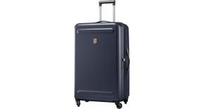 601821  Чемодан VICTORINOX Etherius 17.1, синий, поликарбонат Bayer, 47x31x75 см, 78 л