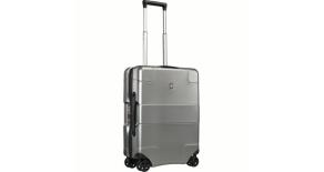 602104  Чемодан VICTORINOX Lexicon, серый, 100% поликарбонат, 40x20x55 см, 34 л