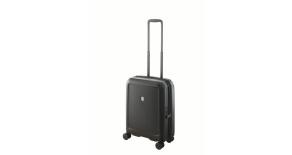 605659  Чемодан VICTORINOX Connex, чёрный, поликарбонат Makrolon, 40x20x55 см, 34 л