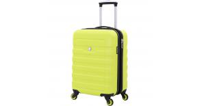 Чемодан SWISSGEAR TRESA, салатовый, АБС-пластик, 35x24x54 см, 38 л