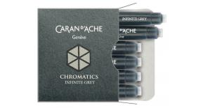 Картридж Carandache CHROMATICS Infinite Grey (8021.005) для перьевых ручек (упак.:6шт)