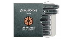 Картридж Carandache CHROMATICS Organic Brown (8021.049) для перьевых ручек (упак.:6шт)