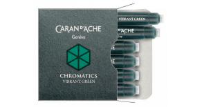 Картридж Carandache CHROMATICS Vibrant Green (8021.210) для перьевых ручек (упак.:6шт)