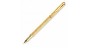 Ручка роллер Carandache Ecridor Chevron gilded (838.208) латунь позолота