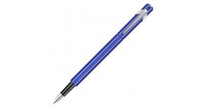 Ручка перьевая Carandache Office 849 Classic (841.159) Matte Navy Blue F сталь нержавеющая подар.кор
