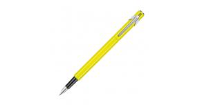 Ручка перьевая Carandache Office 849 Fluo (843.470) Yellow Fluo B сталь нержавеющая подар.кор.