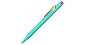 Ручка шариковая Carandache Office 849 Claim your style (849.544) бирюзовый матовый M синие чернила п